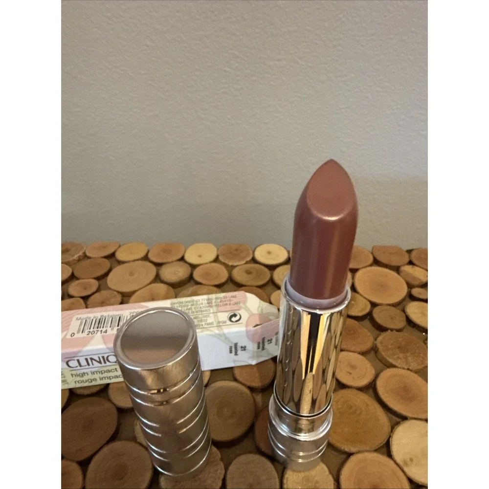 Clinique High Impact Lip Colour 21 Toasted Rose NIB Full Size .12‎ Oz